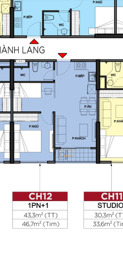 Căn hộ Vinhomes Grand Park, Quận 9 Căn hộ 1 phòng ngủ Vinhomes Grand Park nội thất cơ bản.