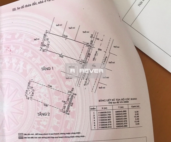  Nhà phố Đường Phan Huy Ích 2 tầng diện tích 67.4m² hướng đông nam pháp lý sổ hồng.