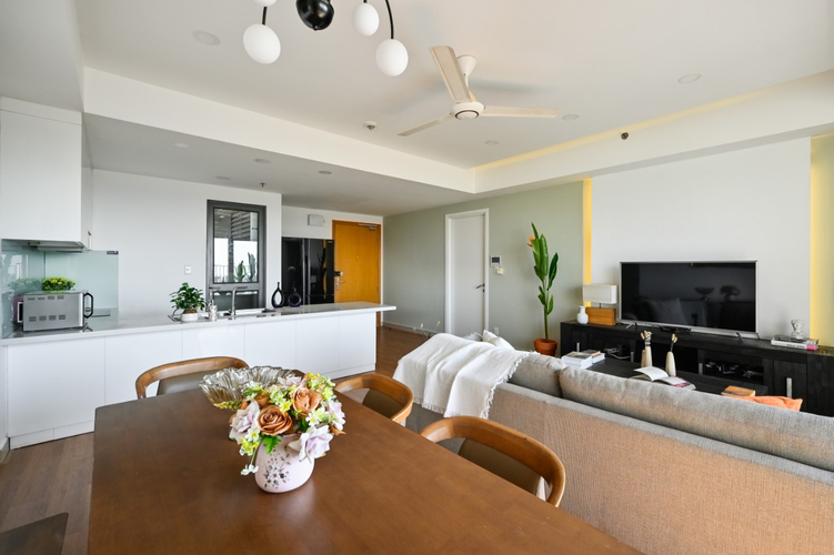 Căn hộ Masteri Thảo Điền, Quận 2 Căn hộ Masteri Thảo Điền tầng 38, bàn giao đầy đủ nội thất.