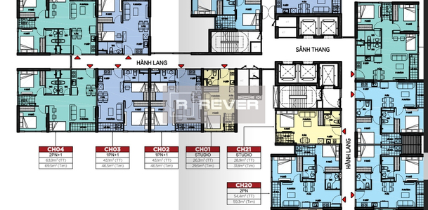  Căn hộ Vinhomes Grand Park nội thất cơ bản diện tích 69m²