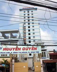 Căn hộ Nguyễn Quyền, Quận Bình Tân Căn hộ Nguyễn Quyền tầng 7 thiết kế 2 phòng ngủ, đầy đủ nội thất.