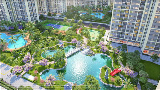 Căn hộ Vinhomes Grand Park diện tích 59.1m2, tiện ích đầy đủ.