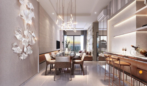 Căn hộ The Rivana, Thuận An Căn hộ The Rivana tầng 9 diện tích 50m2, không nội thất.