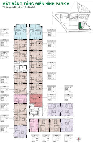  Căn hộ Picity High Park hướng ban công tây nội thất cơ bản diện tích 54.3m²