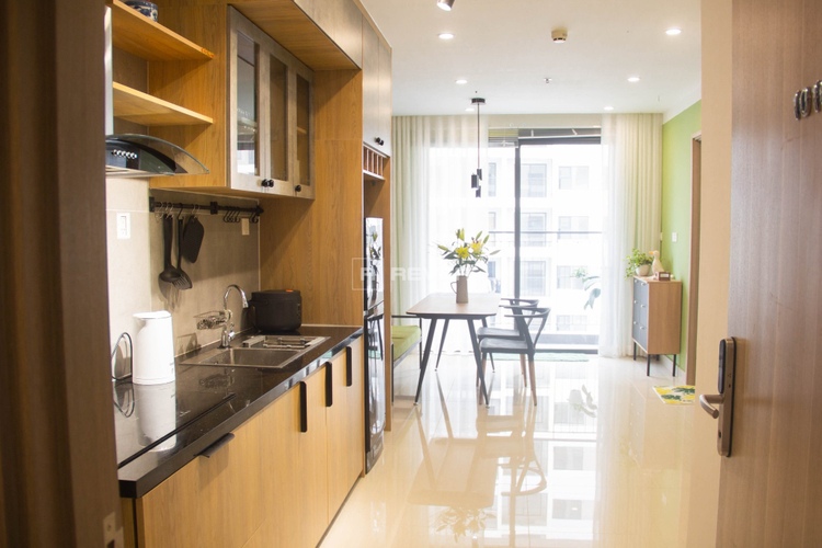  Căn hộ Vinhomes Grand Park hướng ban công đông nam đầy đủ nội thất diện tích 59m².