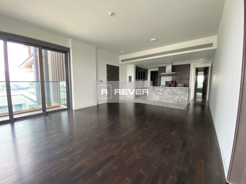 Căn hộ Empire City hướng ban công tây nam nội thất cơ bản diện tích 155m²