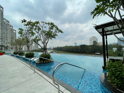  Căn hộ Phú Mỹ Hưng Midtown hướng ban công tây bắc nội thất cơ bản diện tích 122.8m²