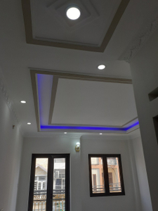 Nhà phố Huyện Nhà Bè Nhà phố thiết kế 1 trệt, 2 lầu và sân thượng, diện tích 55m2 rộng thoáng.