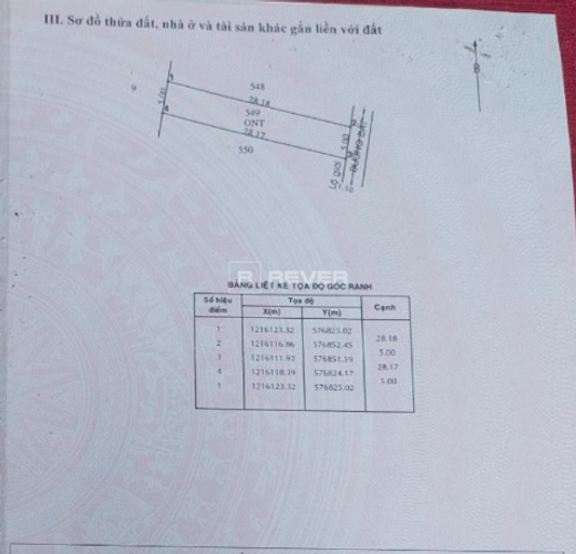  Đất nền Đường Nguyễn Thị Nị diện tích 140.9m² pháp lý sổ hồng.