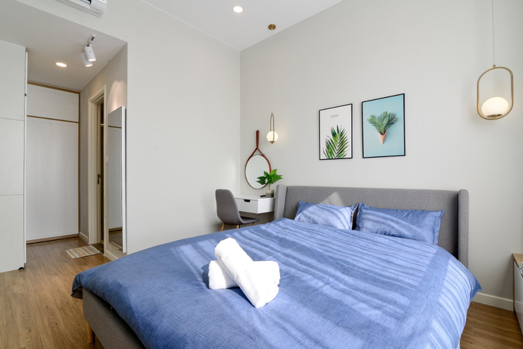 Căn hộ Masteri An Phú, Quận 2 Căn hộ Masteri An Phú tầng cao view đón gió mát, đầy đủ nội thất.