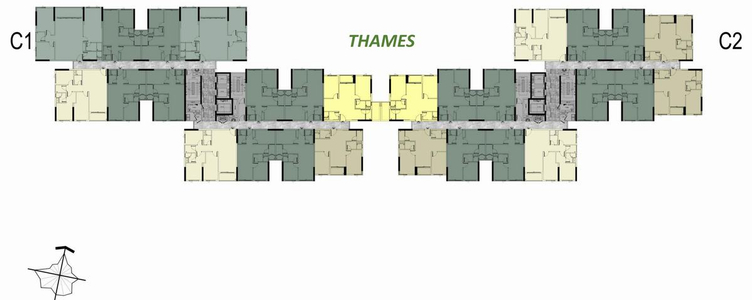  Căn hộ Westgate nội thất cơ bản diện tích 59m²