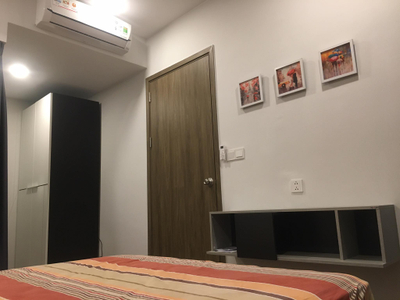 phòng ngủ căn hộ Sky89 Căn hộ Sky 89 tầng 12 view Sông đón gió mát mẻ.