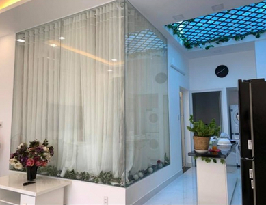 Nhà phố Quận Bình Thạnh Nhà phố diện tích 112m2 nở hậu tài lộc, bàn giao đầy đủ nội thất.