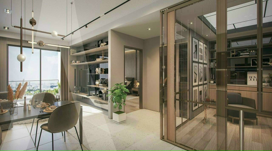  Căn hộ Astral City hướng ban công tây nam nội thất cơ bản diện tích 70m².