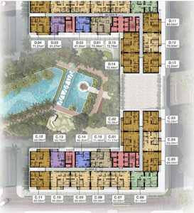  Căn hộ Lavita Thuận An hướng ban công đông bắc không có nội thất diện tích 69.08m²