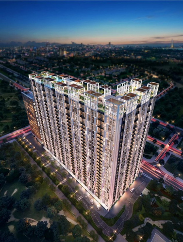 nhà mẫu căn hộ CitiGrand  Căn hộ CitiGrand không có nội thất diện tích 54.63m²