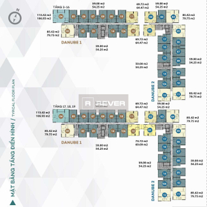 mặt bằng căn hộ WestGate Căn hộ WestGate tầng 7 thiết kế 2 phòng ngủ, bàn giao nhà thô.