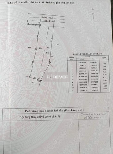  Đất nền hướng Bắc mát mẻ, diện tích đất 477.7m2 rộng thoáng.