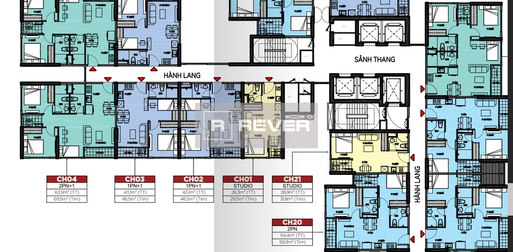  Căn hộ Vinhomes Grand Park đầy đủ nội thất diện tích 69m².