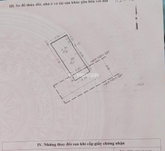  Nhà phố Đường Dương Bá Trạc 3 tầng diện tích 27.6m² pháp lý sổ hồng.