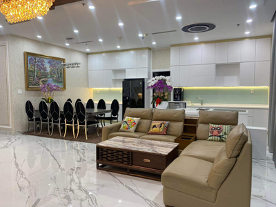 Penthouse Vinhomes Central Park, Quận Bình Thạnh Penthouse Vinhomes Central Park diện tích 206m2, đầy đủ nội thất.