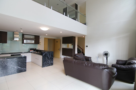 Duplex Masteri Thảo Điền, Quận 2 Duplex Masteri Thảo Điền có 3 phòng ngủ, nội thất cơ bản.