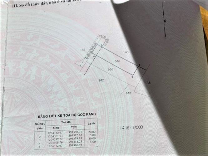 Đất nền Huyện Hóc Môn Đất nền diện tích 5m x 20m vuông vắn, khu dân cư hiện hữu.