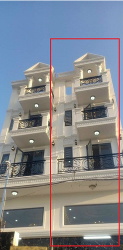 Nhà phố Quận 12 Nhà phố thiết kế 1 trệt, 1 lửng và 3 lầu diện tích 75.7m2.