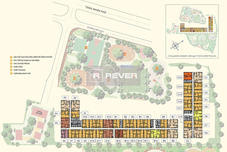  Căn hộ 9 View Apartment nội thất cơ bản diện tích 64.98m².