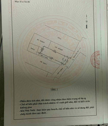 Nhà phố Quận Gò Vấp Nhà phố đường Lê Đức Thọ, diện tích 37m2 vuông đẹp.