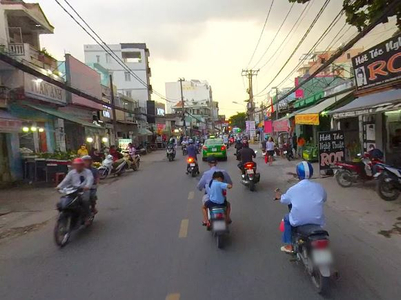 Nhà phố Quận 9 Nhà phố thiết kế 2 tầng diện tích 53.3m2 hướng Tây Bắc.