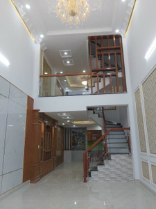 Nhà phố Quận 12 Nhà phố thiết kế 1 trệt, 1 lửng và 3 lầu diện tích 75.7m2.