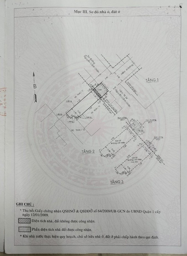 Nhà phố Quận 1   Nhà phố thiết kế 1 trệt, 2 lầu có 3 phòng ngủ, khu dân cư sầm uất.