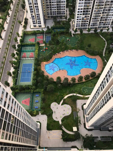 Căn hộ Vinhomes Grand Park, Quận 9 Căn hộ Vinhomes Grand Park hướng ban công tây nam nội thất cơ bản diện tích 69.4m²