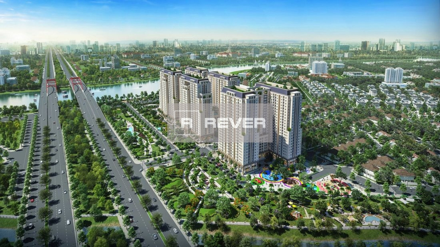  Căn hộ Dream Home Riverside diện tích 64.68m2 rộng thoáng.