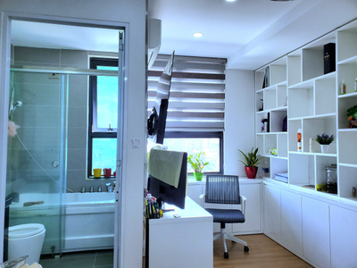 Officetel M-One Nam Sài Gòn, Quận 7 Officetel M-One Nam Sài Gòn thiết kế 1 trệt, 1 lửng trống suốt.