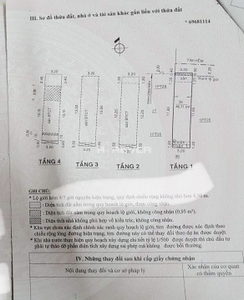  Nhà phố Đường Hậu Giang 4 tầng diện tích 45.8m² pháp lý sổ hồng