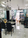Căn hộ Him Lam Phú An tầng 9 thiết kế 2 phòng ngủ, đầy đủ nội thất.