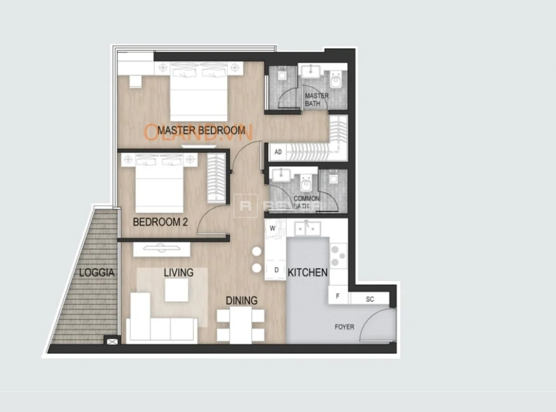 The OPERA Thủ Thiêm 115m² Full Nội Thất Cao Cấp