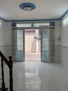Nhà phố Quận Bình Tân Nhà phố thiết kế 1 trệt, 1 lầu kiên cố, hẻm rộng thông tứ hướng.