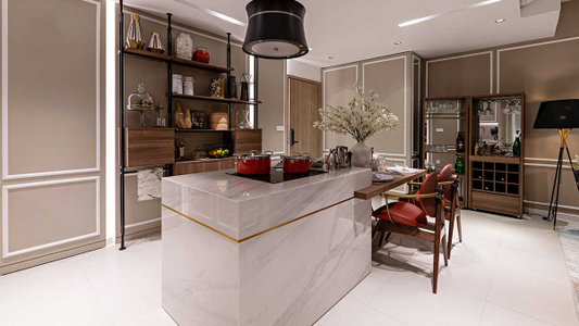  Căn hộ Lavita Thuận An hướng ban công tây bắc không có nội thất diện tích 73.5m²