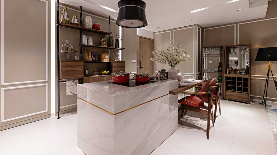  Căn hộ Lavita Thuận An hướng ban công tây bắc không có nội thất diện tích 73.5m²