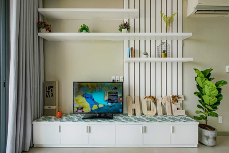 Căn hộ The Gold View, Quận 4 Căn hộ The Gold View tầng 25 thiết kế 2 phòng ngủ, đầy đủ nội thất.