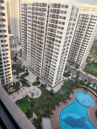  Căn hộ Vinhomes Grand Park hướng ban công đông bắc đầy đủ nội thất diện tích 59m².