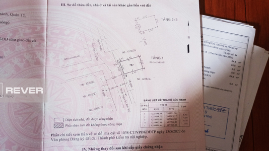  Nhà phố Đường Trần Thị Hè 3 tầng diện tích 24.8m² hướng tây nam pháp lý sổ hồng.