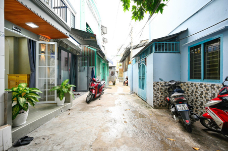 Nhà phố đường Nguyễn Thái Sơn Gò Vấp Nhà phố đường Nguyễn Thái Sơn mới xây thiết kế hiện đại, nội thất đầy đủ