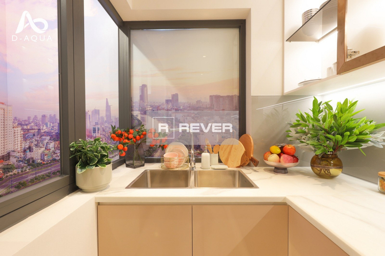  Căn hộ D-Aqua có 2 phòng ngủ, nội thất cơ bản.