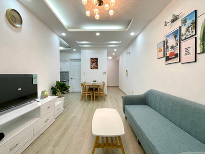 Căn hộ Sky Garden 3, Quận 7 Căn hộ Sky Garden 3 tầng 4 có 2 phòng ngủ, đầy đủ nội thất.