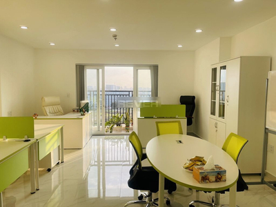 Office-tel Richmond City hướng ban công tây nam nội thất cơ bản diện tích 52m².