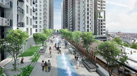 Căn hộ The Metropole Thủ Thiêm, Quận 2 Căn hộ The Metropole Thủ Thiêm nội thất cơ bản diện tích 72m²